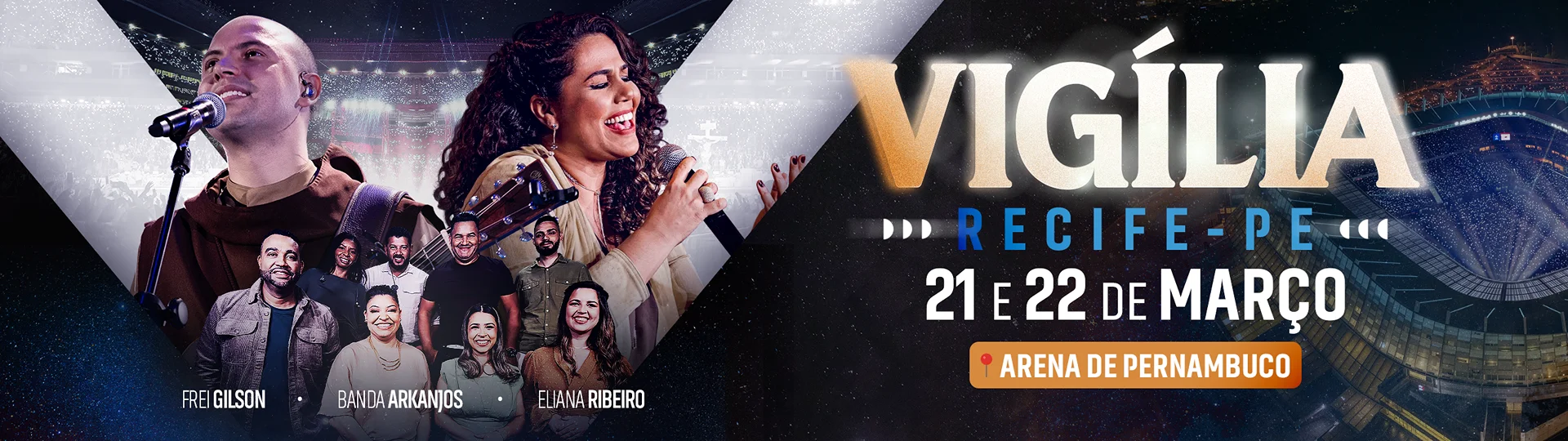 Vigília da Quaresma 2026 em Recife-PE